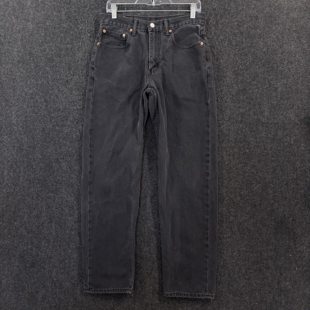 Levis 550 Jeans Men's 30x31 Gray Charcoal Wash Relaxed Fit Tapered Denim Pants